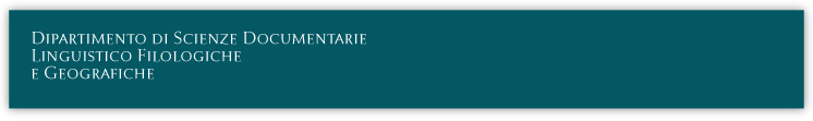 Dipartimento di Scienze documentarie, linguistico-filologiche e geografiche - Sapienza - 